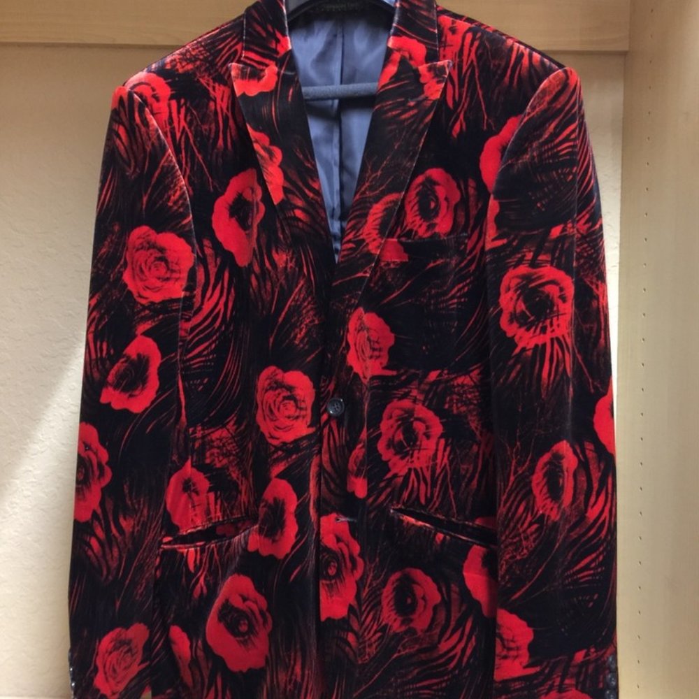 Rose Velvet Giovanni Testi Sport Coat